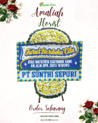 Papan Bunga Duka di Angkola Barat
