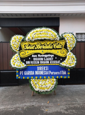 Papan Bunga Duka di Angkola Barat