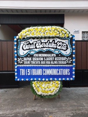 Papan Bunga Duka di Angkola Barat